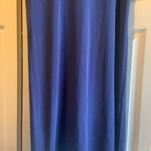 Michael Kors Blue Sheath Midi Dress
